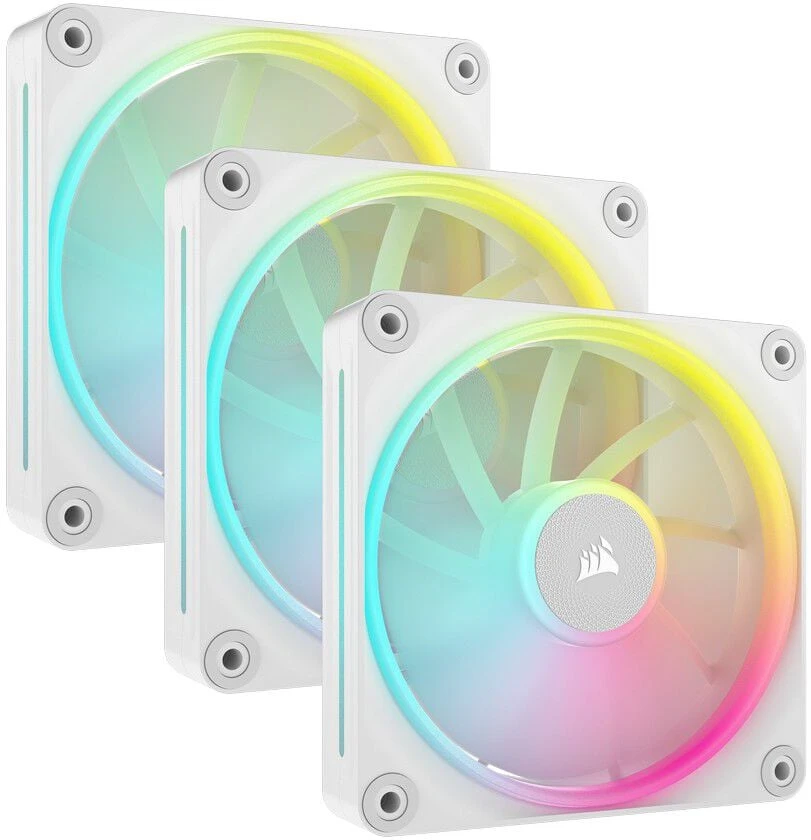 Corsair iCUE LINK LX120 RGB 3 baltų šviestuvų rinkinys CO-9051030-WW