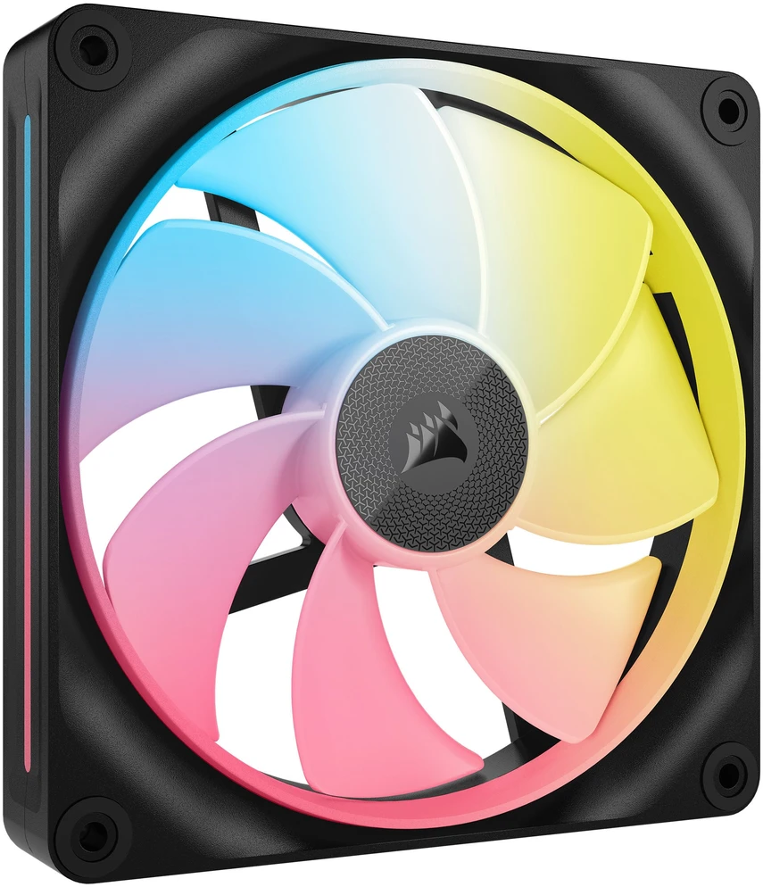 Corsair iCUE Link LX140-R RGB, PWM korpuso ventiliatorius – 140mm, juodos spalvos