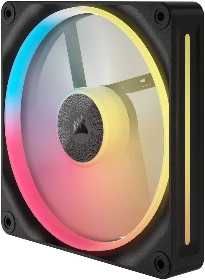 Corsair iCUE Link LX140-R RGB, PWM korpuso ventiliatorius – 140mm, juodos spalvos