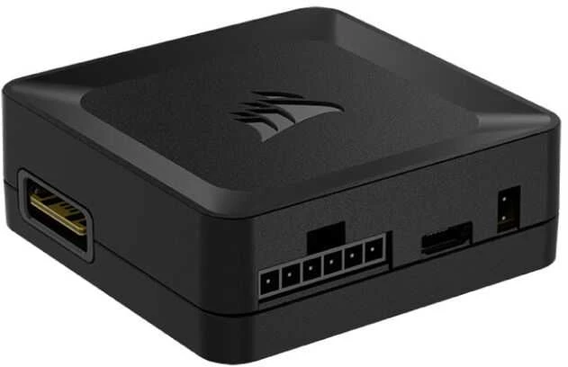 Corsair iCUE Link LX140-R RGB korpuso ventiliatorius, PWM – 2er-Pack, 140mm, juodos spalvos