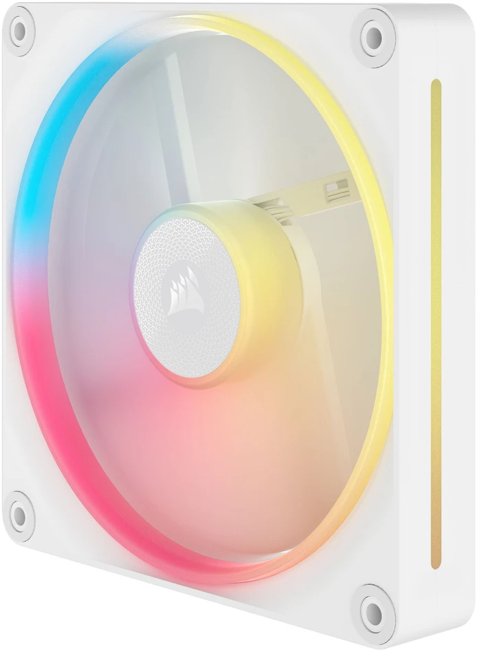 Corsair iCUE Link LX140-R RGB, PWM korpuso ventiliatorius – 140mm, baltos spalvos