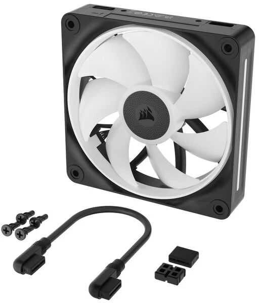 Corsair iCUE Link LX140 RGB, PWM korpuso ventiliatorius – 140mm, juodos spalvos