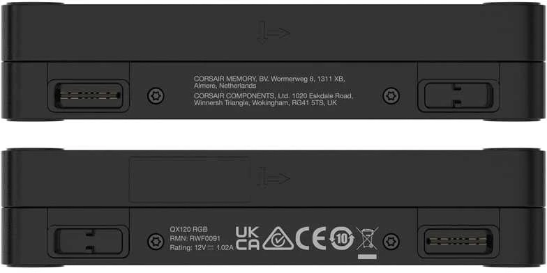 Vienas CORSAIR iCUE LINK QX120 RGB 120 mm magnetinio kupolo ventiliatorius