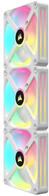 Corsair iCUE LINK QX120 RGB 3-pack + Hub CO-9051006-WW Baltas