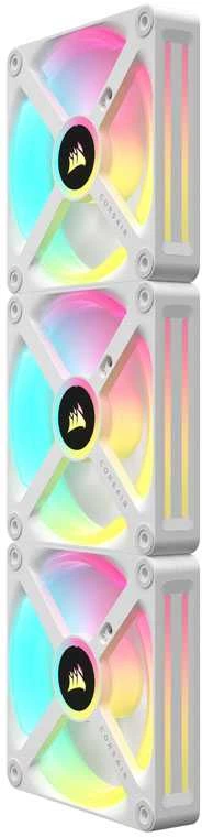 Corsair iCUE LINK QX120 RGB 3-pack + Hub CO-9051006-WW Baltas