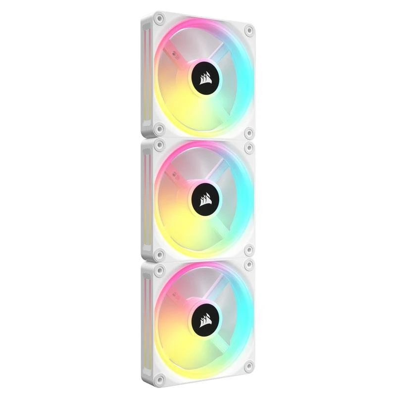 Corsair iCUE LINK QX120 RGB 3-pack + Hub CO-9051006-WW Baltas