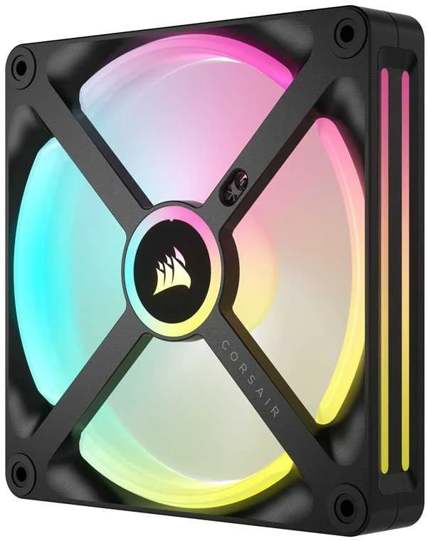 Vienas CORSAIR iCUE LINK QX140 RGB 140 mm magnetinio kupolo ventiliatorius