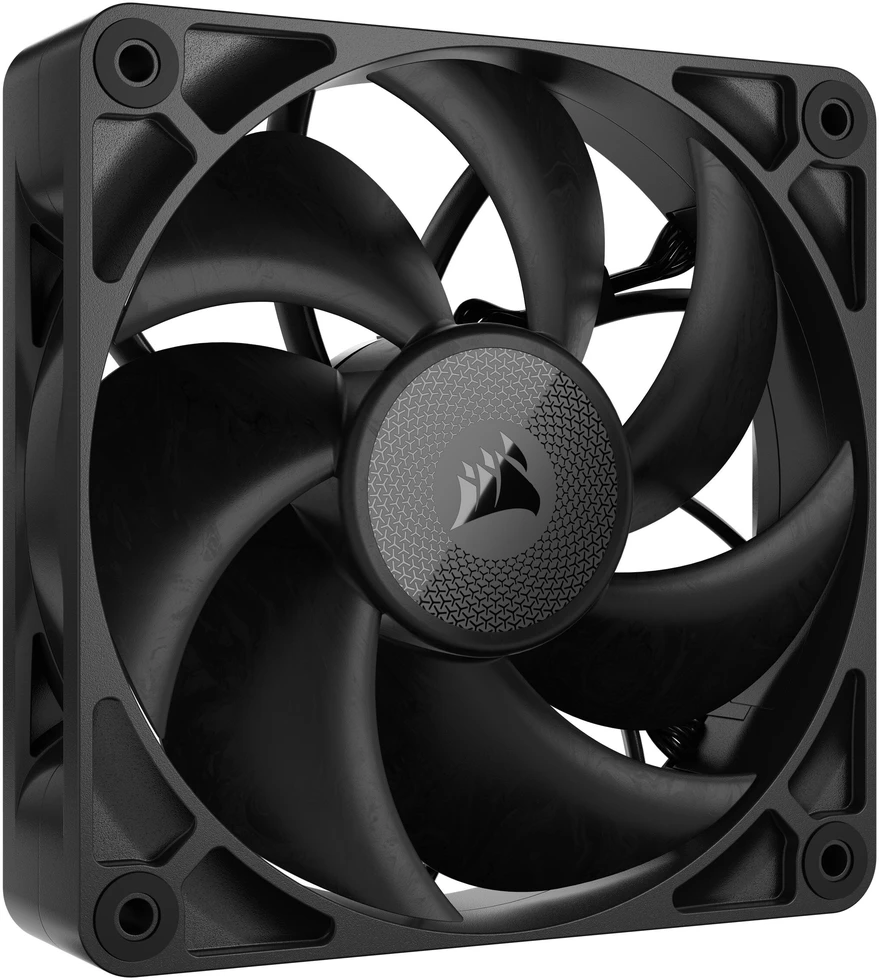 Corsair iCUE LINK RX120 MAX Series, PWM korpuso ventiliatorius - 120mm, juodos spalvos