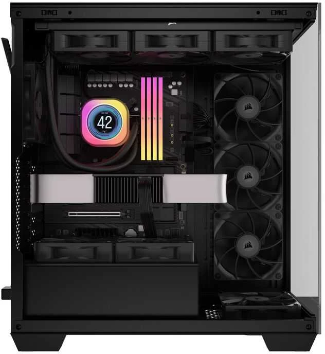 Corsair iCUE LINK RX120 MAX Series, PWM korpuso ventiliatorius - 120mm, juodos spalvos