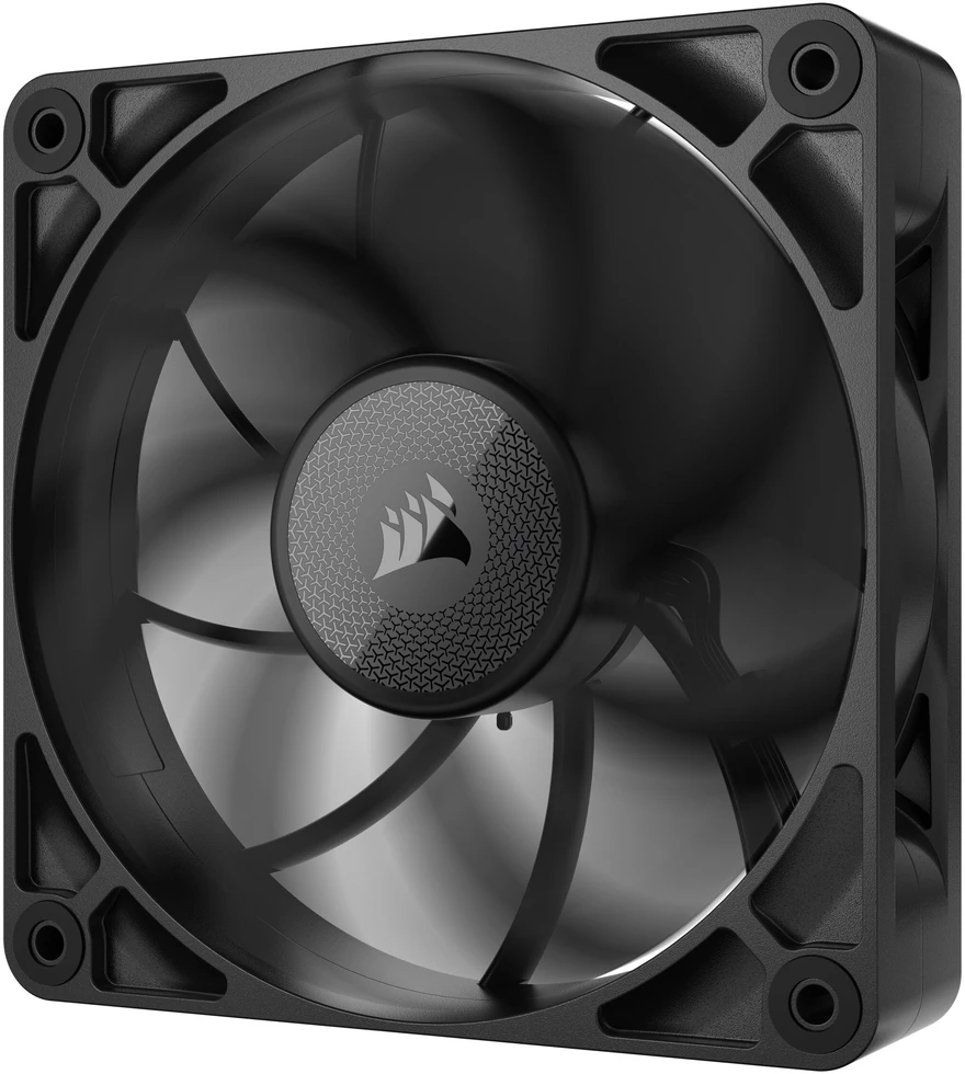 Corsair iCUE LINK RX120 MAX Series, PWM korpuso ventiliatorius - 120mm, juodos spalvos