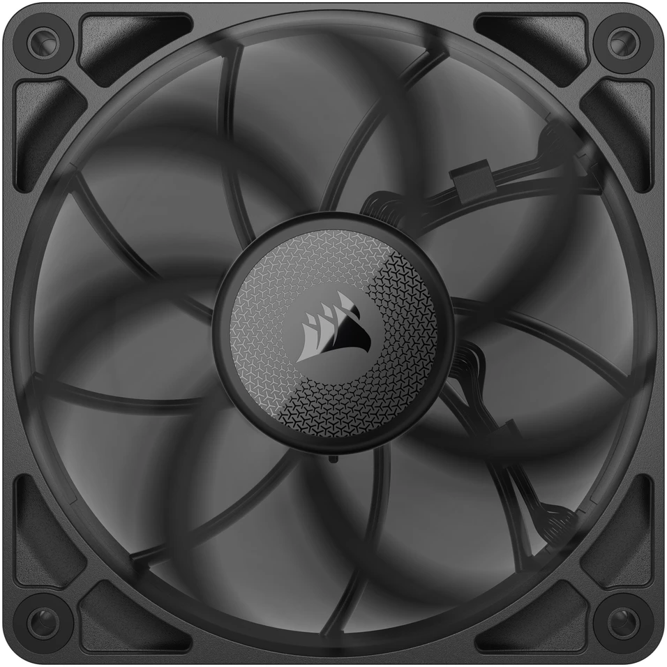 Corsair iCUE LINK RX120 MAX Series, PWM korpuso ventiliatorius - 120mm, juodos spalvos