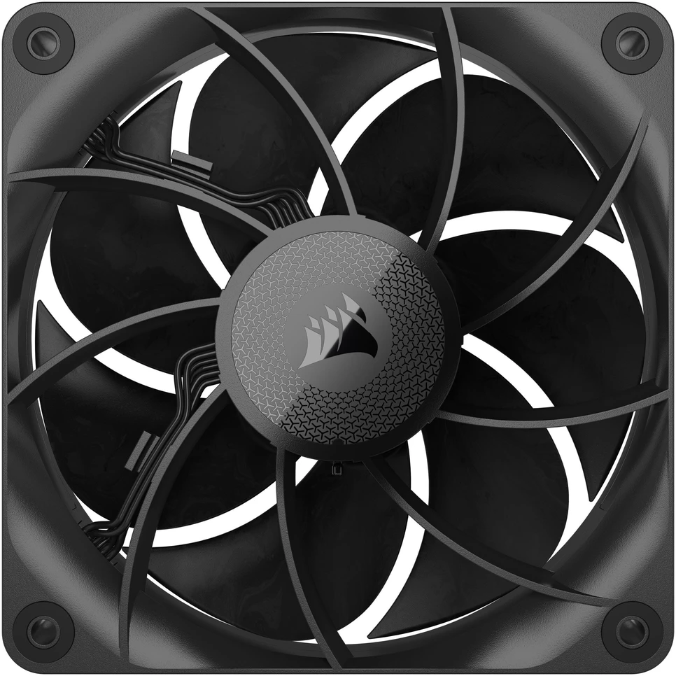 Corsair iCUE LINK RX120 MAX Series, PWM korpuso ventiliatorius - 120mm, juodos spalvos