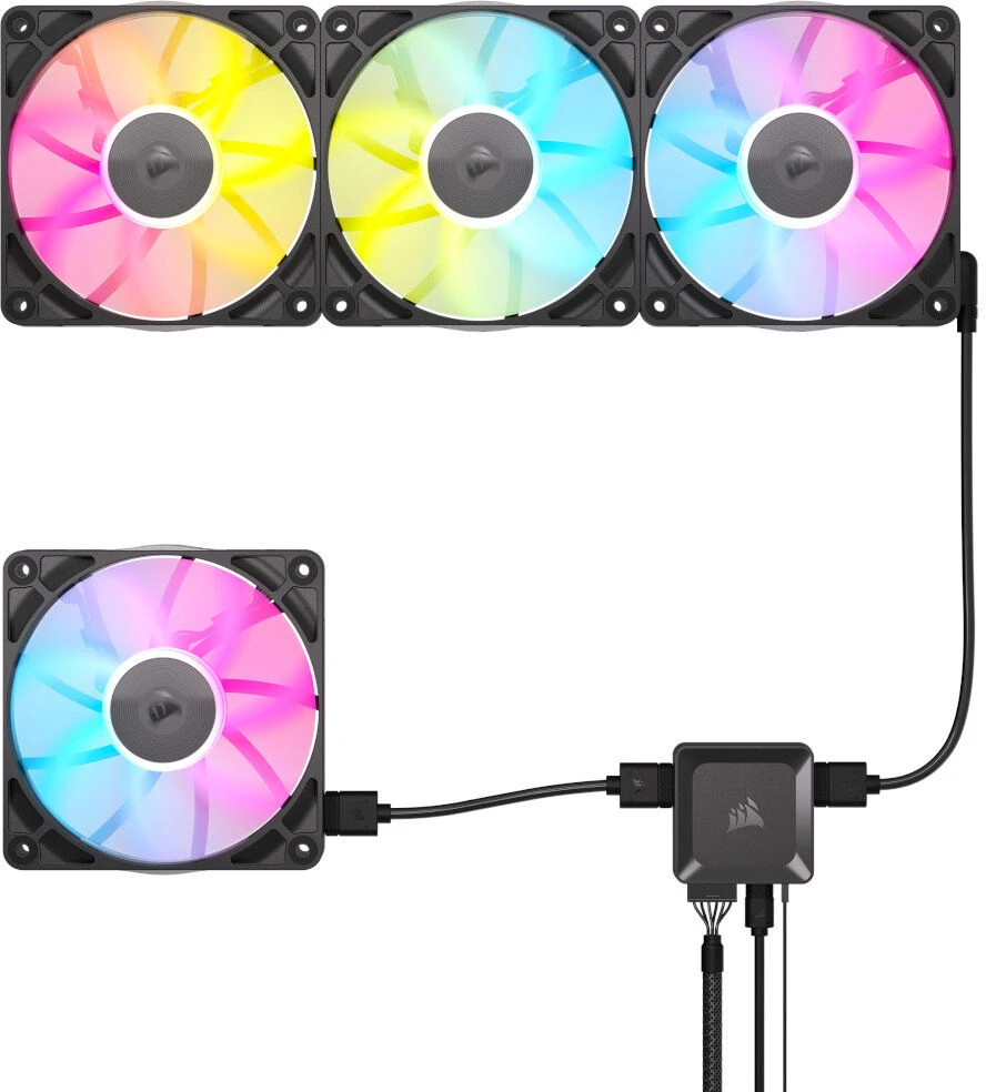 Corsair iCUE LINK RX120 RGB Juodas CO-9051017-WW