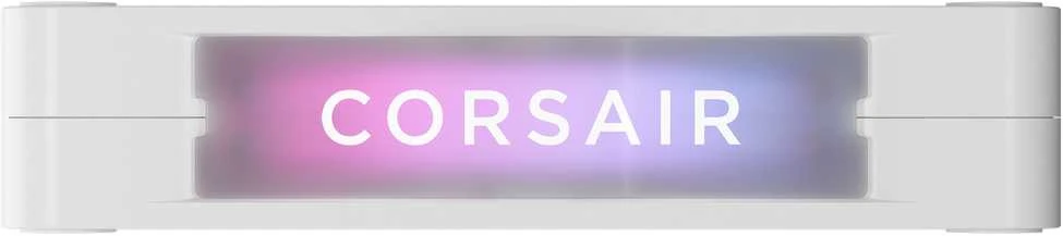 „Corsair iCUE LINK RX120 RGB“ serijos PWM ventiliatorius, 120 mm, baltas
