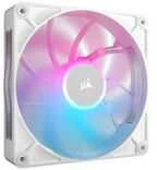 CORSAIR iCUE LINK RX140 MAX RGB PWM ventiliatorius – 2 vnt., 140 mm, Baltas