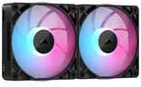 CORSAIR iCUE LINK RX140 MAX RGB PWM Fan – 2 vnt., 140mm, juodas