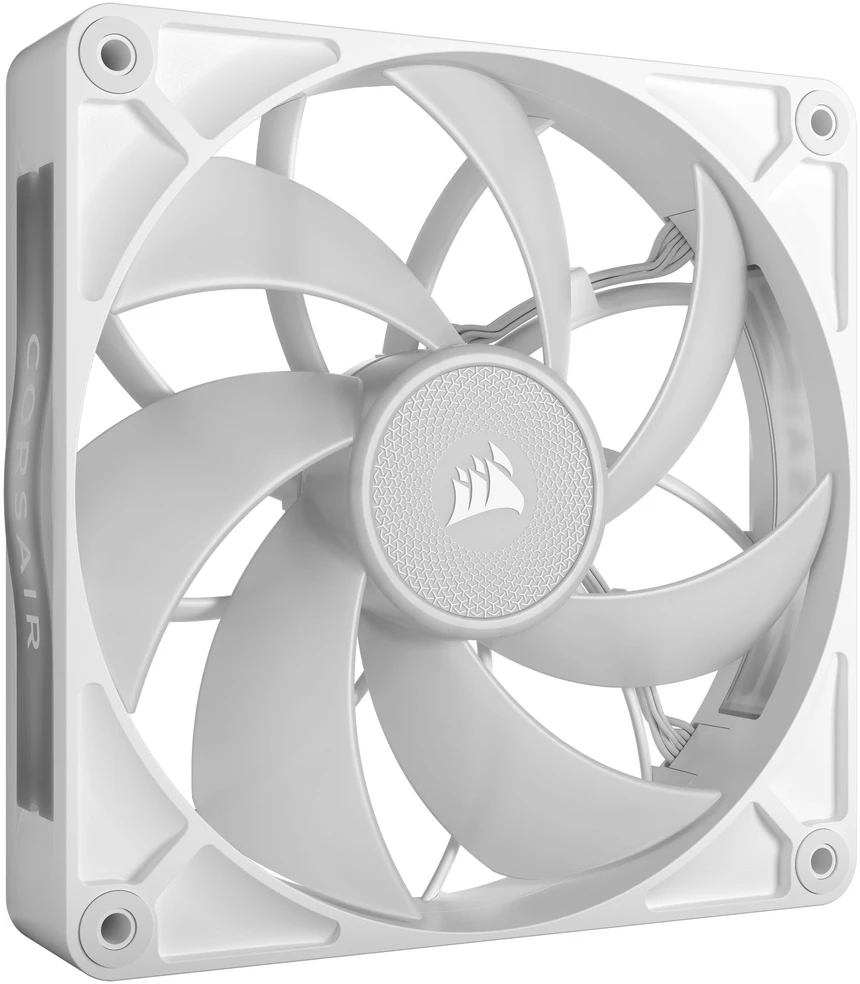 CORSAIR iCUE LINK RX140 MAX RGB PWM ventiliatorius – 2 vnt., 140 mm, Baltas
