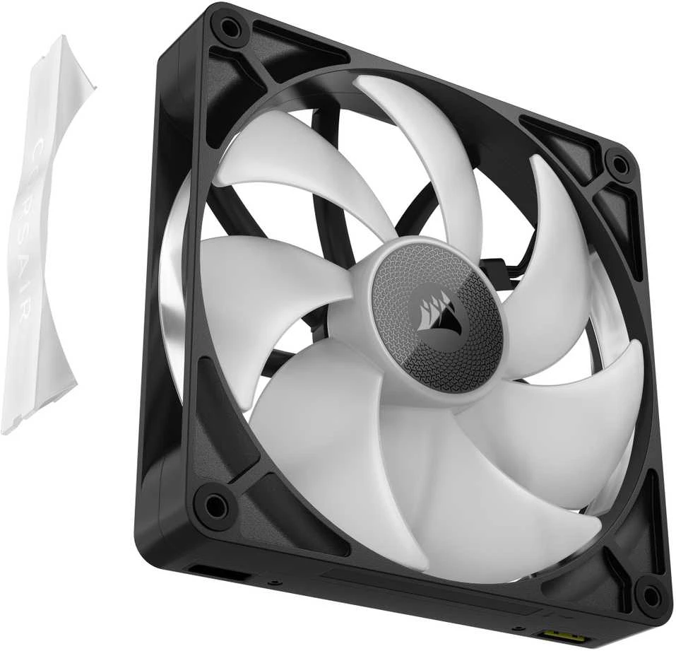 Corsair iCUE LINK RX140 RGB Series, PWM korpuso ventiliatorius 2er Pack – 140mm, juodos spalvos