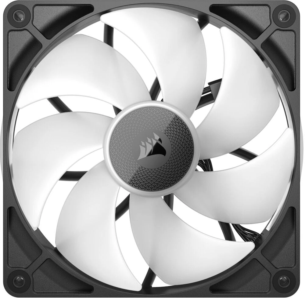 Corsair iCUE LINK RX140 RGB Series, PWM korpuso ventiliatorius 2er Pack – 140mm, juodos spalvos