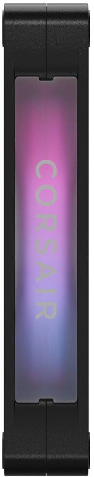 Corsair iCUE LINK RX140 RGB Series, PWM korpuso ventiliatorius 2er Pack – 140mm, juodos spalvos