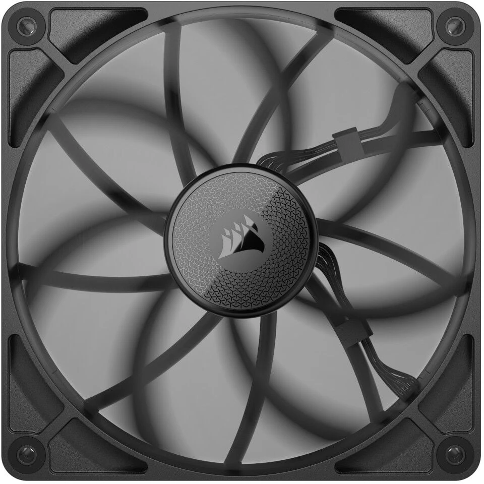 Corsair iCUE LINK RX140 Series, PWM korpuso ventiliatorius 2er Pack – 140mm, juodos spalvos