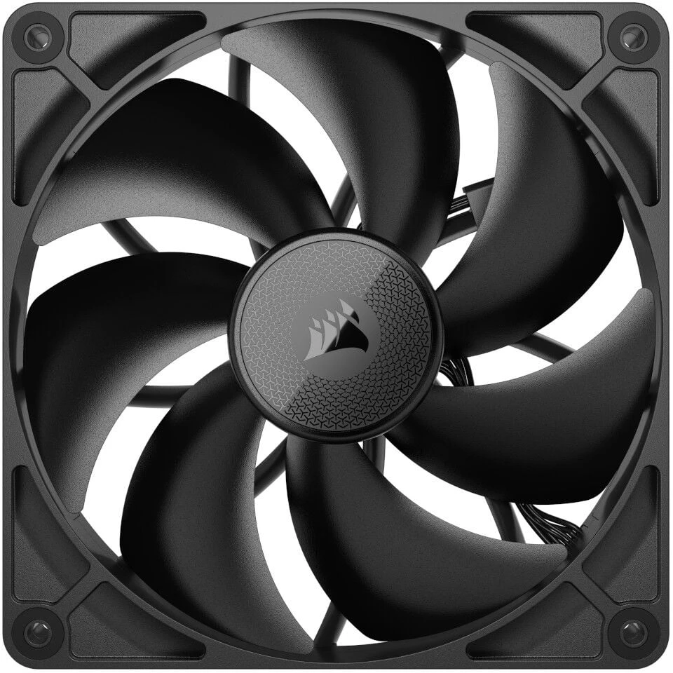 Corsair iCUE LINK RX140 Series, PWM korpuso ventiliatorius 2er Pack – 140mm, juodos spalvos