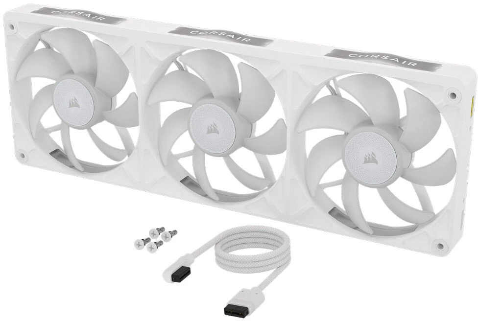 CORSAIR LĂĽfter iCUE Link RX360 II Unified Frame RGB Baltas