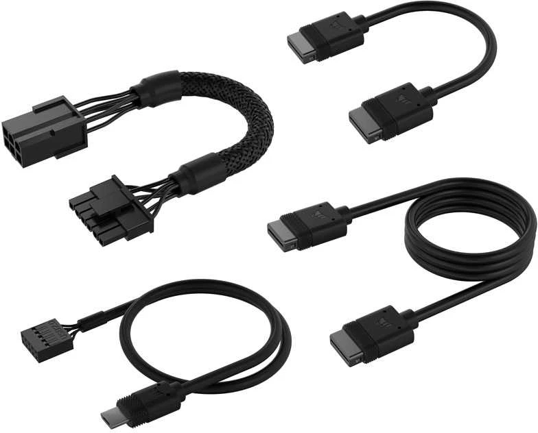 CORSAIR iCUE LINK System Hub automatically detects, synchronizes, and manages all your system cooling and RGB lighting by linking up to 14 devices, significantly reducing cabling complexity.