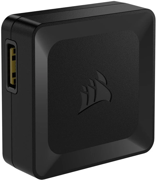 CORSAIR iCUE LINK System Hub automatically detects, synchronizes, and manages all your system cooling and RGB lighting by linking up to 14 devices, significantly reducing cabling complexity.