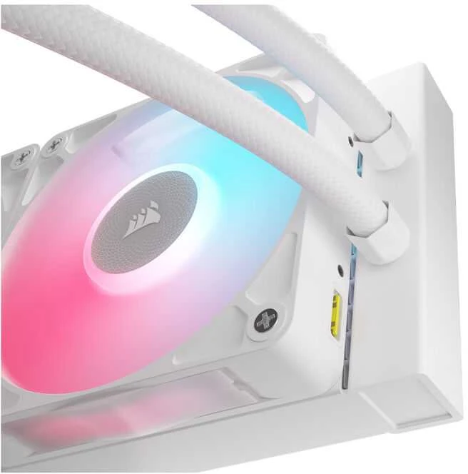 Corsair iCUE LINK Titan 240 RX LCD RGB CW-9061022-WW Baltas