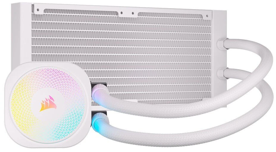 Corsair iCUE LINK TITAN RX RGB Procesorius Viskas viename skysčių aušintuvas 12 cm Baltas 1 vnt.