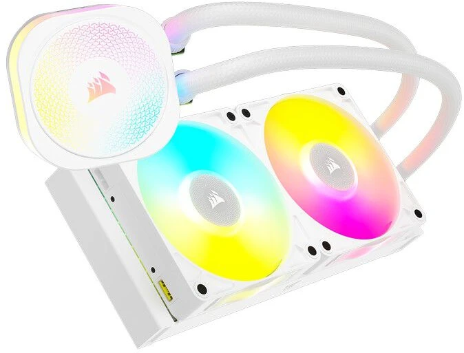 Corsair iCUE LINK TITAN RX RGB Procesorius Viskas viename skysčių aušintuvas 12 cm Baltas 1 vnt.
