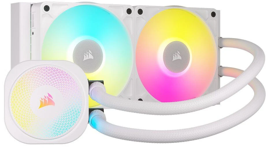 Corsair iCUE LINK TITAN RX RGB Procesorius Viskas viename skysčių aušintuvas 12 cm Baltas 1 vnt.