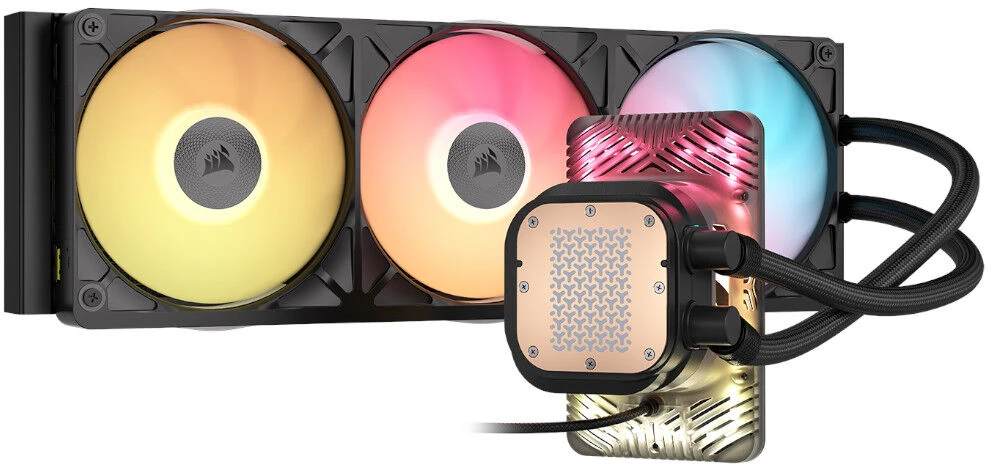 Corsair iCUE LINK TITAN II 360 RX LCD procesoriaus viskas viename skysčio aušintuvas 36 cm juodas 1 vnt.