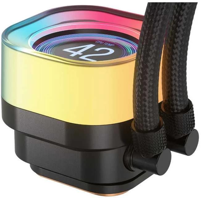 Corsair iCUE LINK Titan aušinimo blokas su LCD ekranu