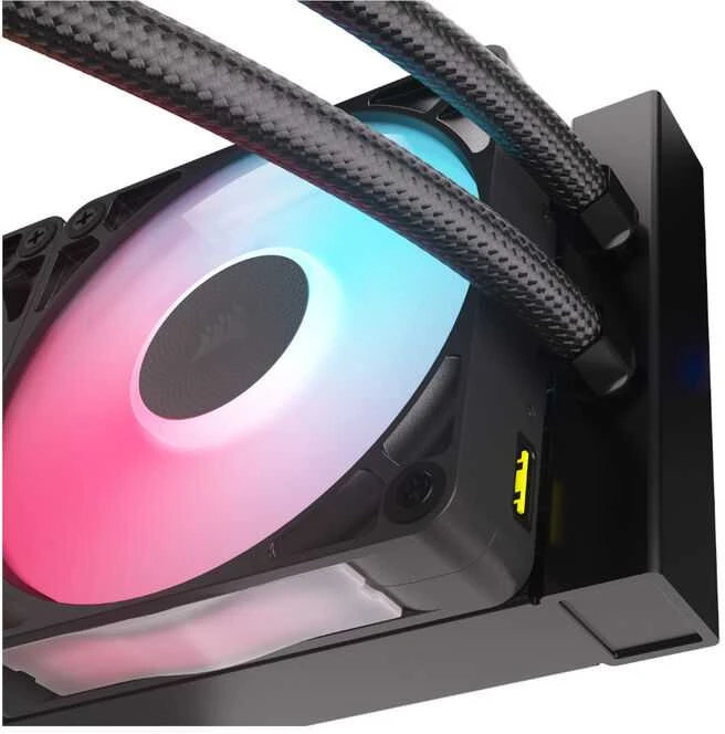Corsair iCUE LINK TITAN 360 RX LCD Processor Oro vėsintuvas 12 cm Juodas 1 pc(s)