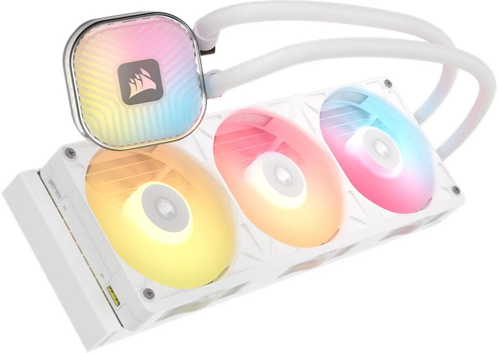 Corsair Chłodzenie procesora icue link titan ii 360rx rgb 360mm balta