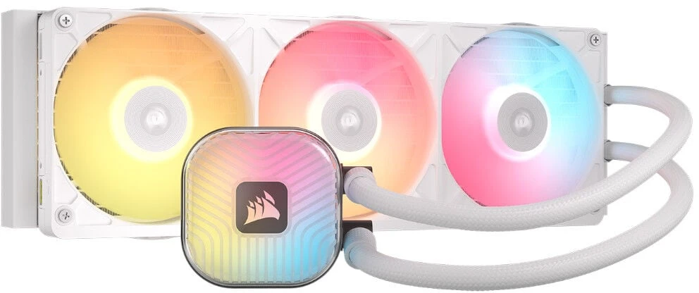 Corsair Chłodzenie procesora icue link titan ii 360rx rgb 360mm balta