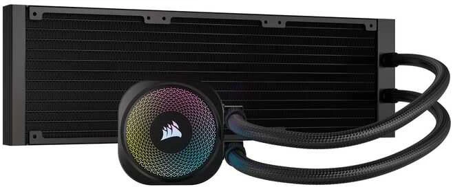 Corsair skysčių aušintuvas su RGB siurbliu