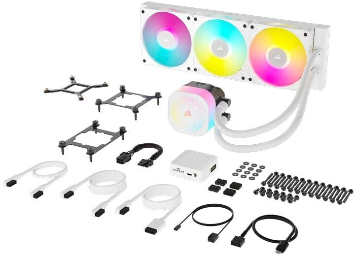 Corsair iCUE LINK Titan 360 RX RGB Baltas CW-9061021-WW