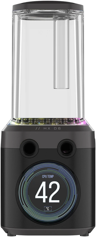 Corsair iCUE Link XD6 RGB Elite LCD Pump Reservoir Combo – juodas