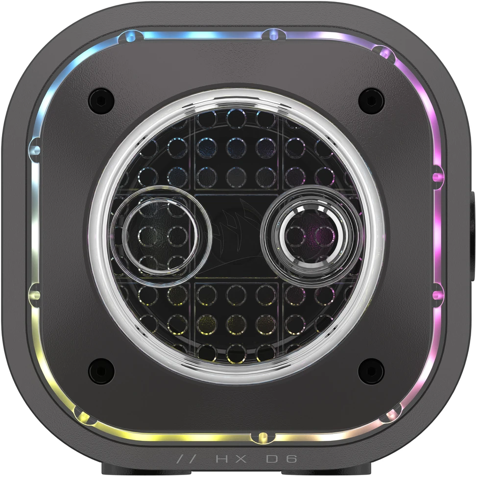 Corsair iCUE Link XD6 RGB Elite LCD Pump Reservoir Combo – juodas