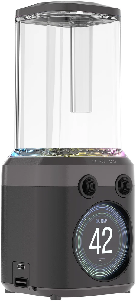 Corsair iCUE Link XD6 RGB Elite LCD Pump Reservoir Combo – juodas