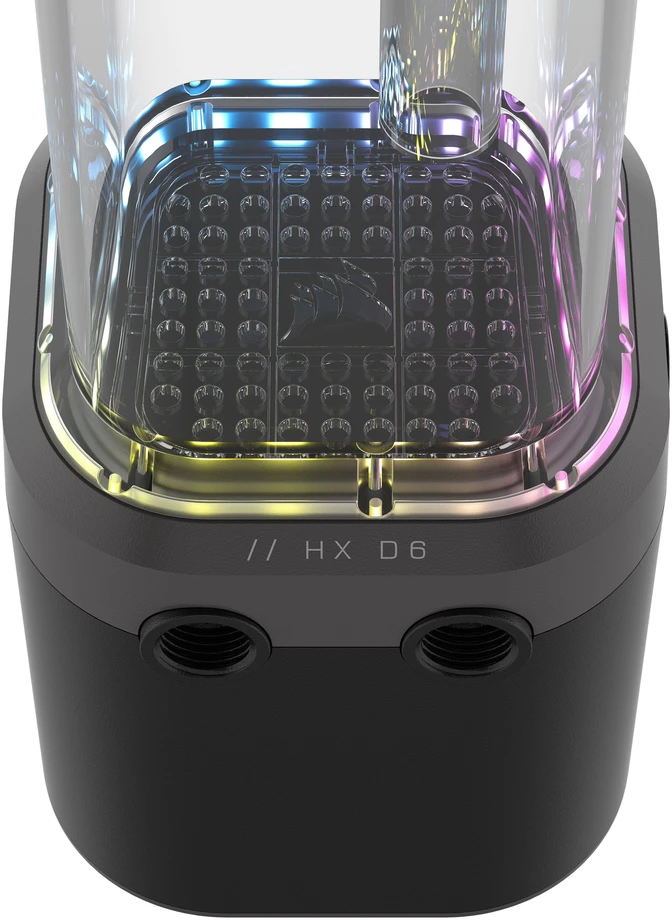„Corsair iCUE Link XD6 RGB Elite Pump Reservoir Combo“ – juodas