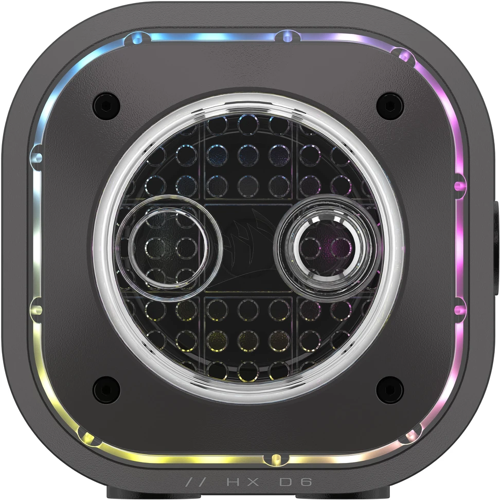 „Corsair iCUE Link XD6 RGB Elite Pump Reservoir Combo“ – juodas