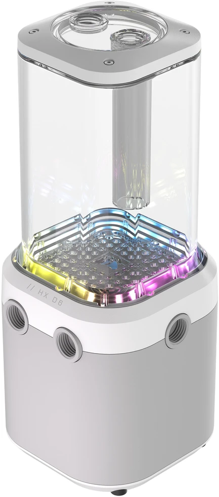 „Corsair iCUE Link XD6 RGB Elite Pump Reservoir Combo“ – baltas