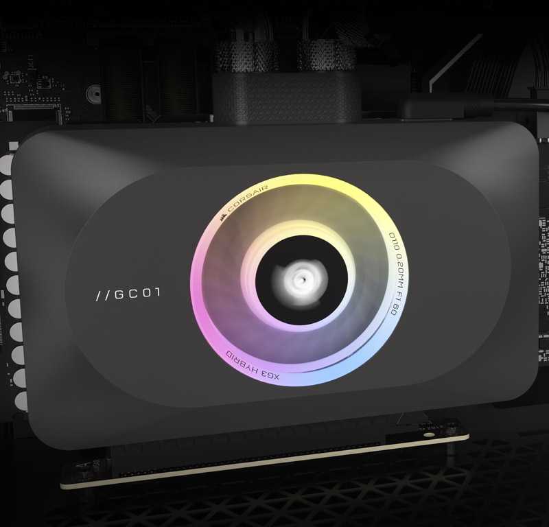 Triton Corsair iCUE LINK XG3 RGB 4080 / 4090 vandens blokas - akrilas + nikelis