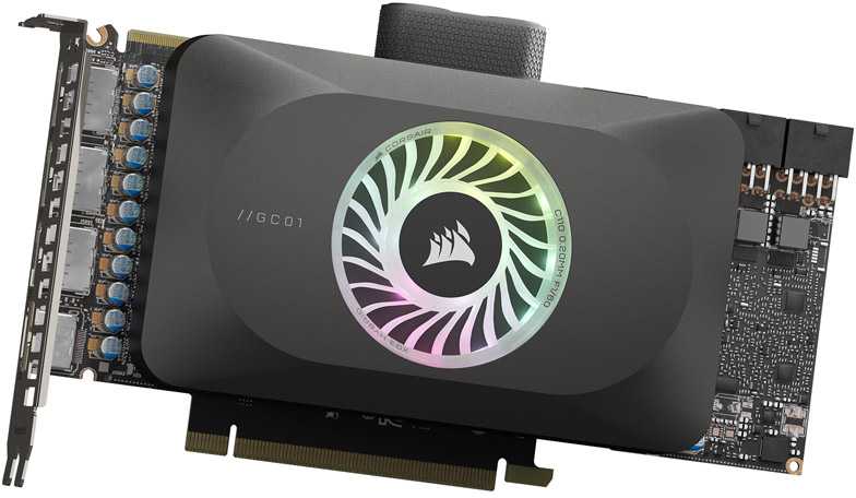 Triton Corsair iCUE LINK XG3 RGB 4080 / 4090 vandens blokas - akrilas + nikelis