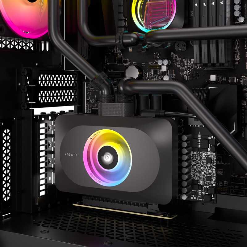 Triton Corsair iCUE LINK XG3 RGB 4080 / 4090 vandens blokas - akrilas + nikelis