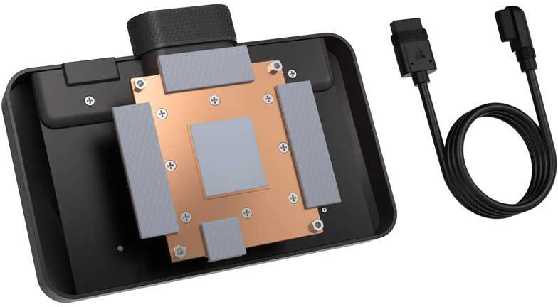 Triton „Corsair iCUE LINK XG3 RGB 7900 XT/X“ vandens blokas – akrilas + nikelis